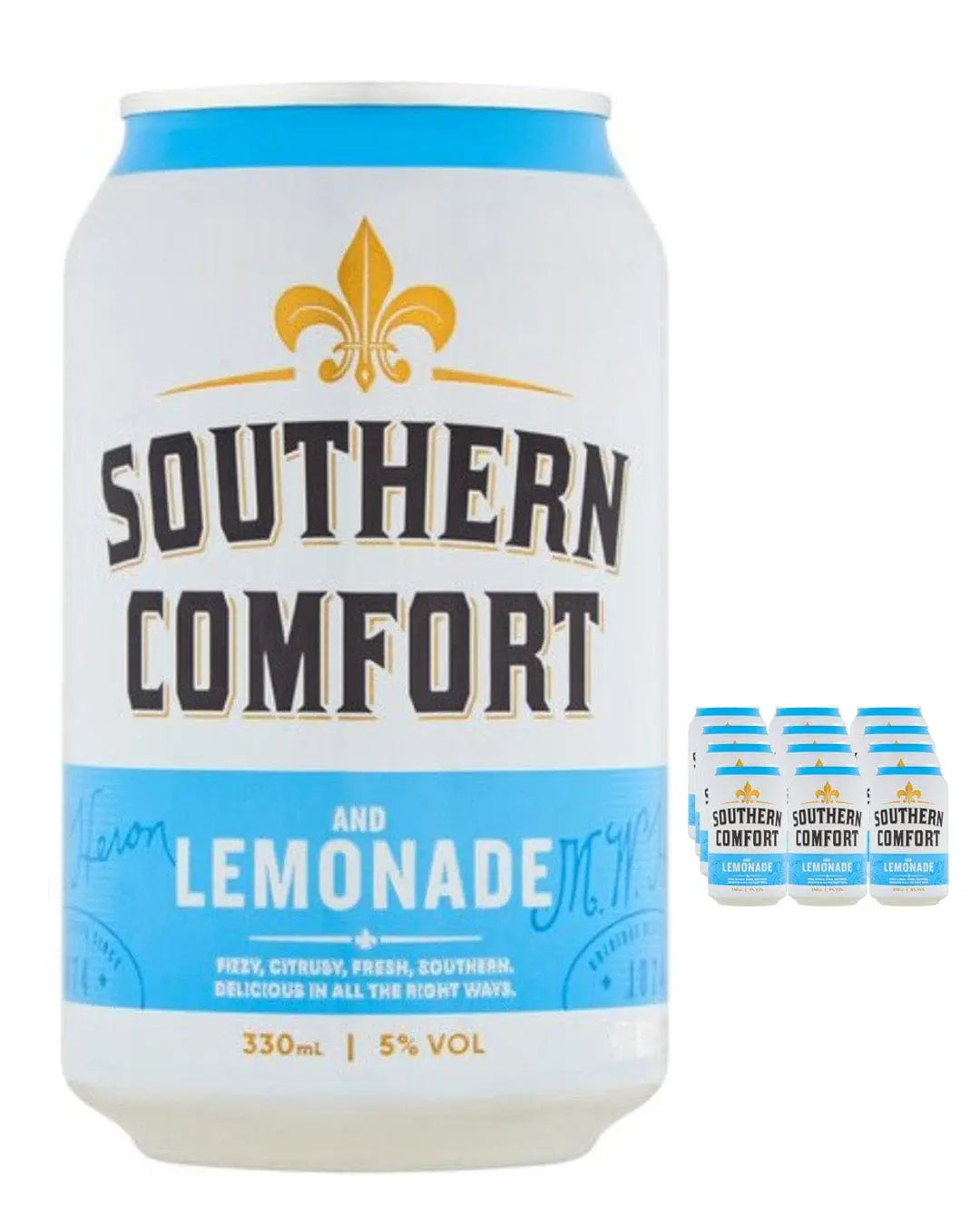 Southern Comfort Lemonade Multipack, 12 x 330 ml Ready Made Cocktails
