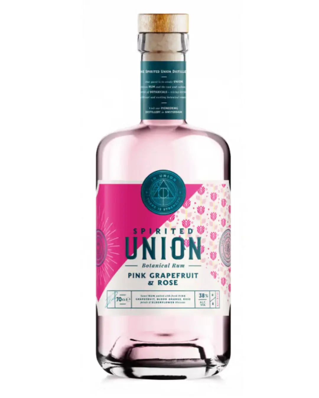 Spirited Union Pink Grapefruit and Rose Botanical Rum, 70 cl Rum