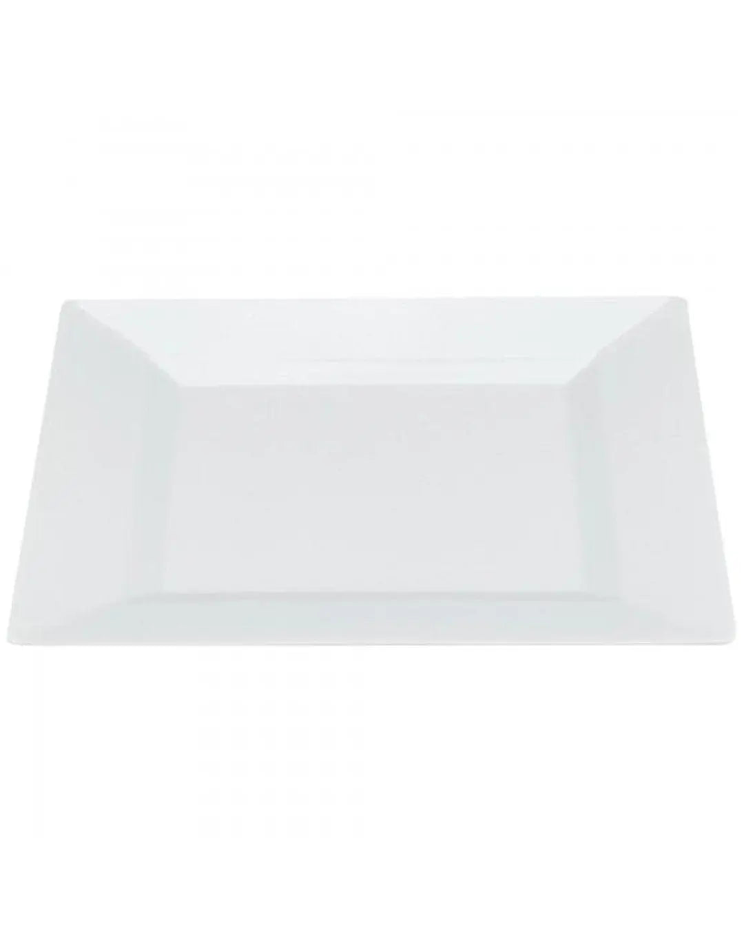 Square White Plastic Plates 23cm Pack Size 8 Partyware 5033298005650