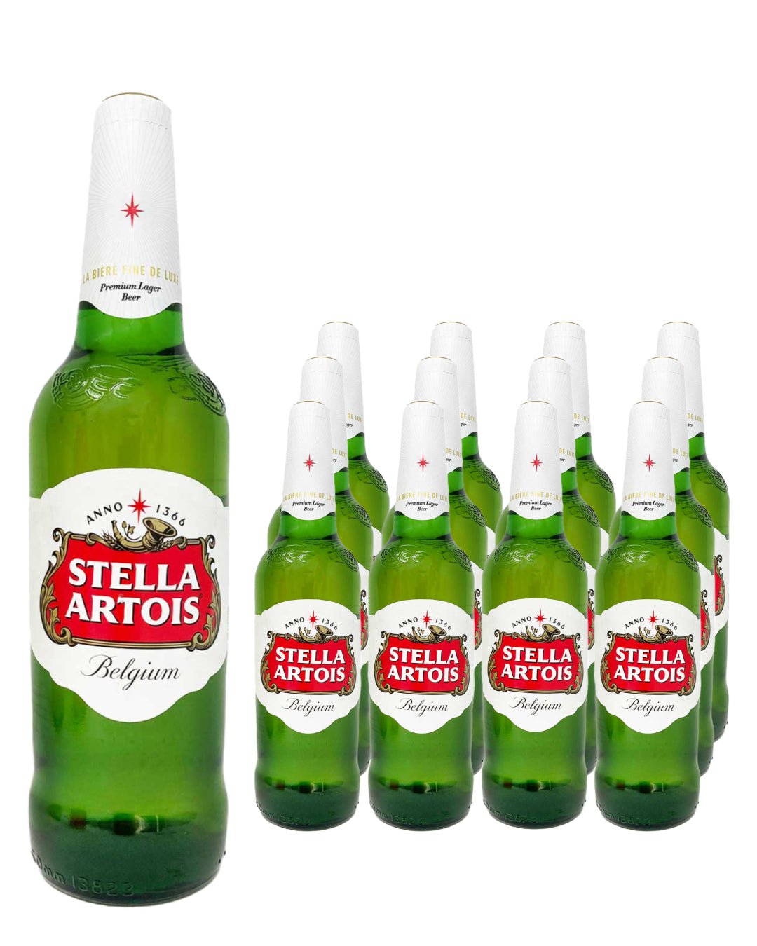 Stella Artois Premium Lager Beer, 12 x 330 ml Beer 5014379012989