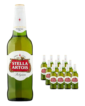 Stella Artois Premium Lager Bottle Multipack, 12 x 660 ml Beer 05014379012965
