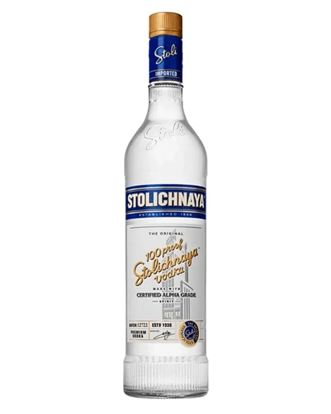 Stolichnaya 100 Proof Vodka, 70 cl Vodka 4750021000218