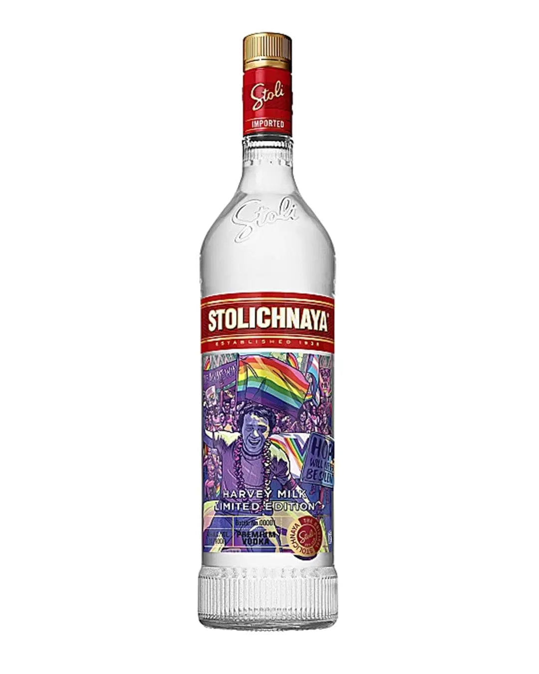 Stolichnaya Limted Edition Harvey Milk Vodka, 70 cl Vodka 4750021000065