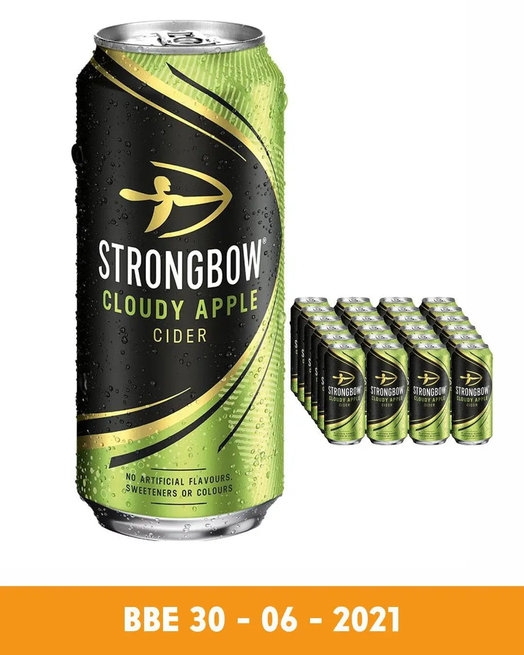 Strongbow Cloudy Apple Cider Can Multipack, 24 x 440 ml Cider