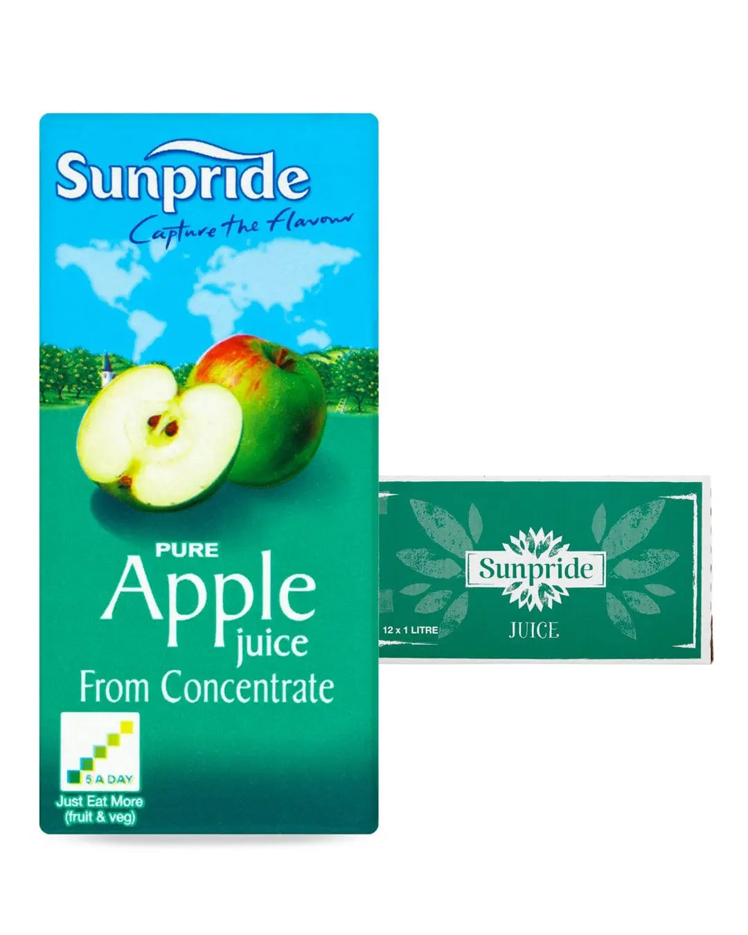 Sunpride Apple Juice Multipack, 12 x 1 L Soft Drinks & Mixers