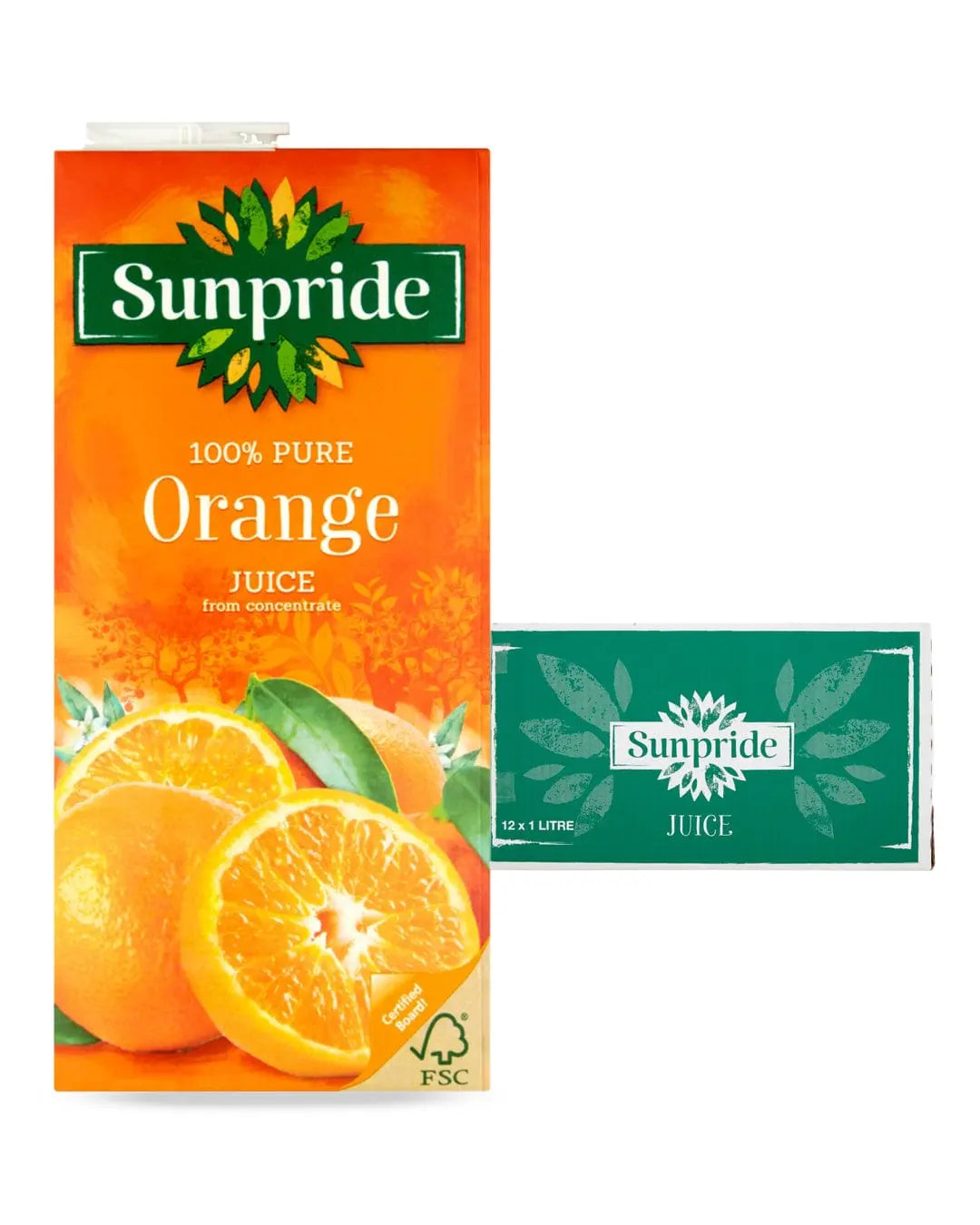 Sunpride Orange Juice Multipack, 12 x 1 L Soft Drinks & Mixers