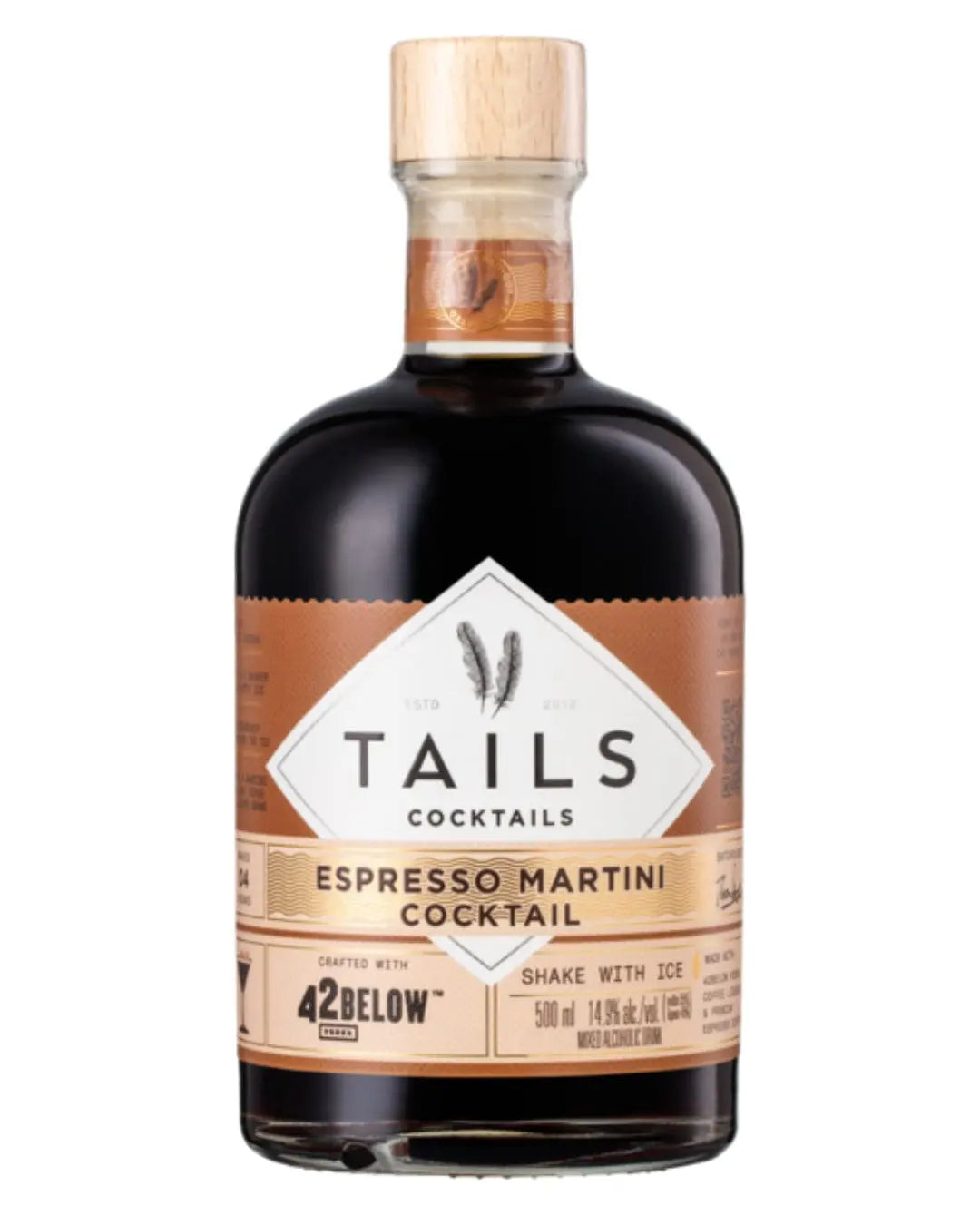 Tails Cocktail Espresso Martini, 50 cl Ready Made Cocktails