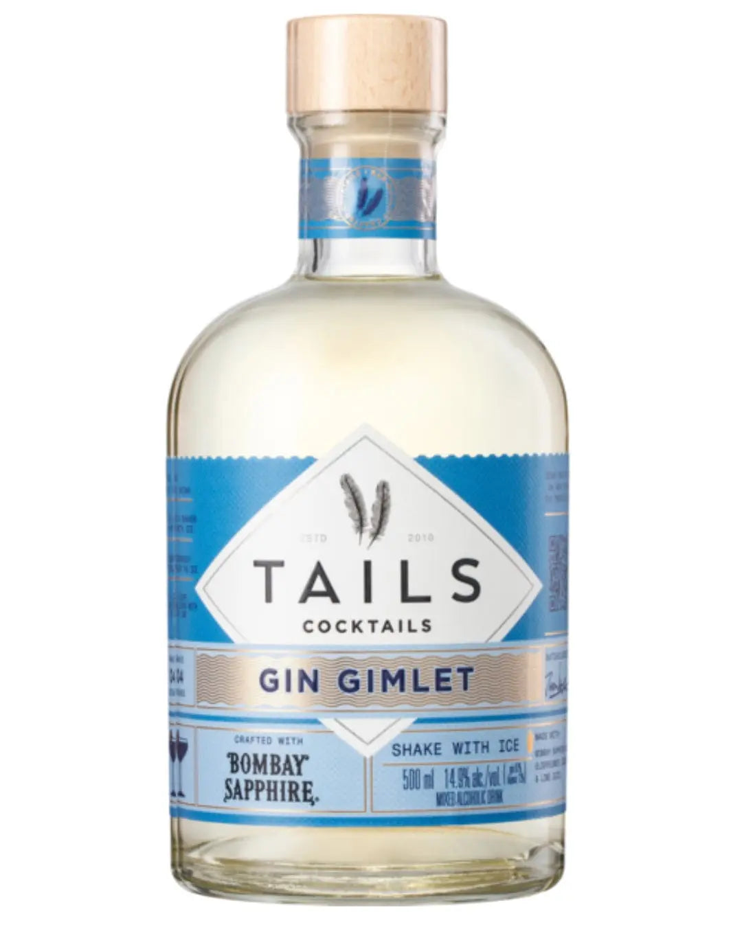 Tails Cocktail Gin Gimlet, 50 cl Ready Made Cocktails
