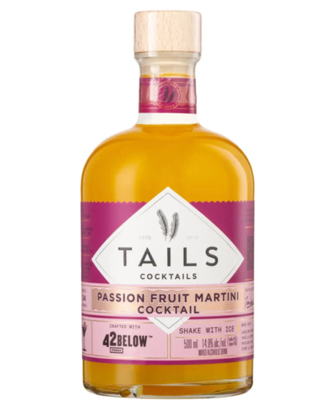 Tails Cocktail Passion Fruit Martini, 50 cl Ready Made Cocktails