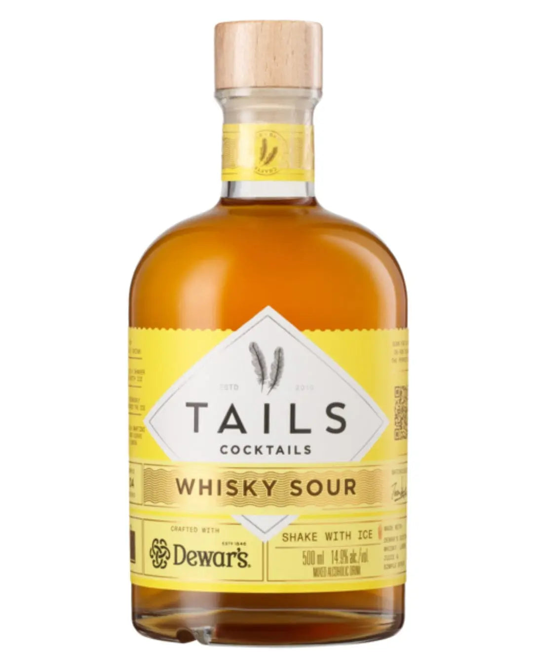 Tails Cocktail Whisky Sour, 50 cl Ready Made Cocktails