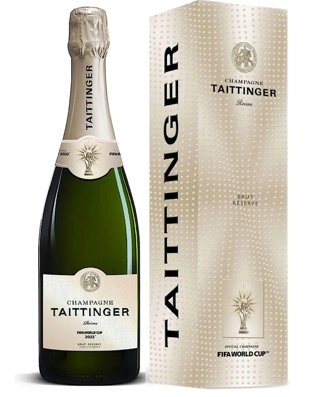 Taittinger Brut Reserve NV Champagne Official World Cup Edition Gift Box, 75 cl Champagne & Sparkling 3016570000002
