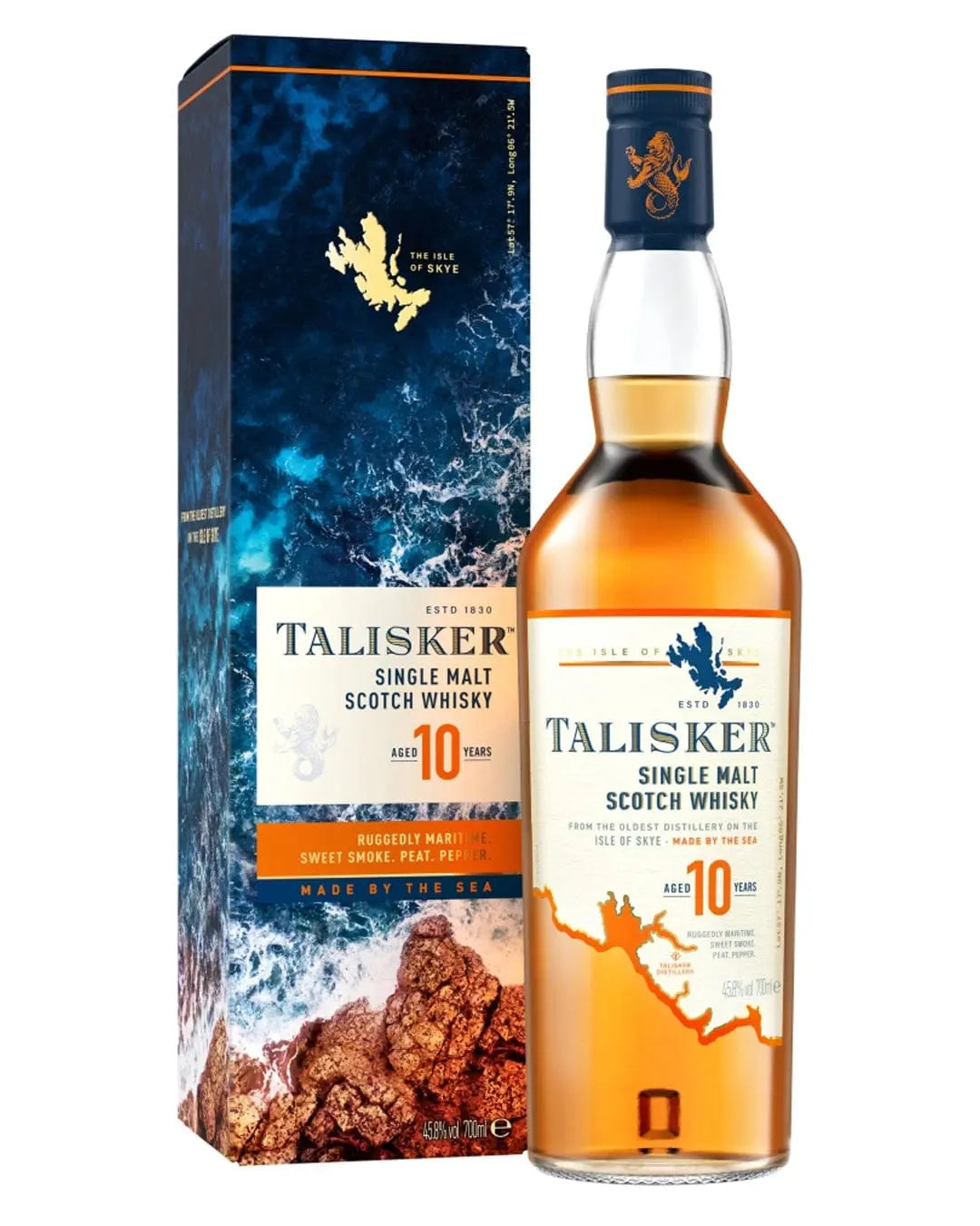 Talisker 10 Year Old Whisky, 70 cl Whisky 5000281005416