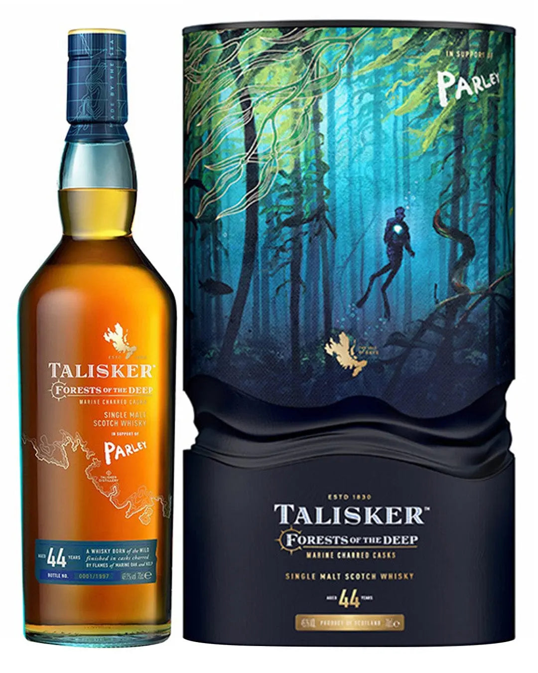 Talisker X Parley 44 Year Old Forests Of the Deep Island Whisky, 70 cl Whisky