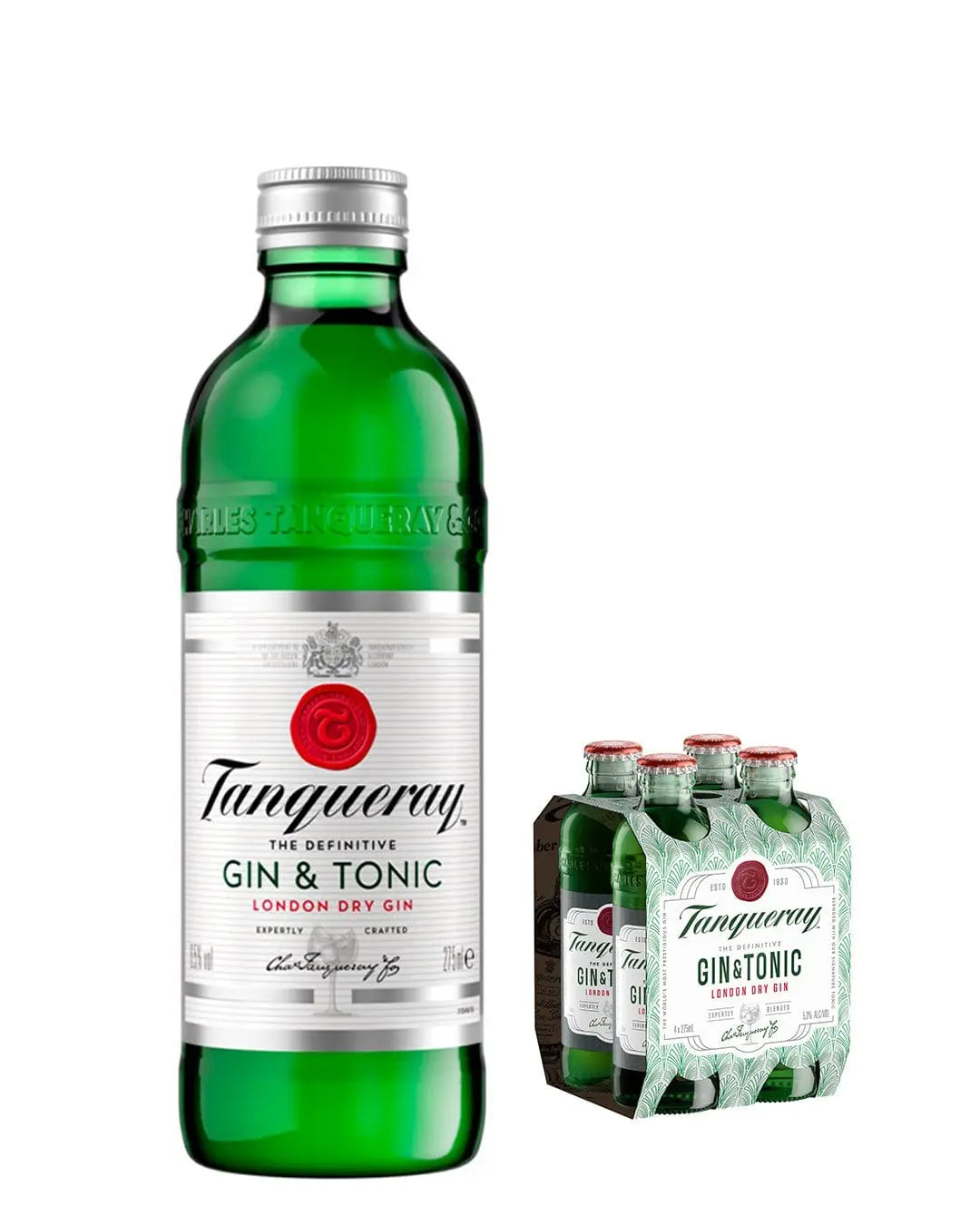 Tanqueray Gin & Tonic Premixed Cocktail, 275 ml Ready Made Cocktails 5000291024254