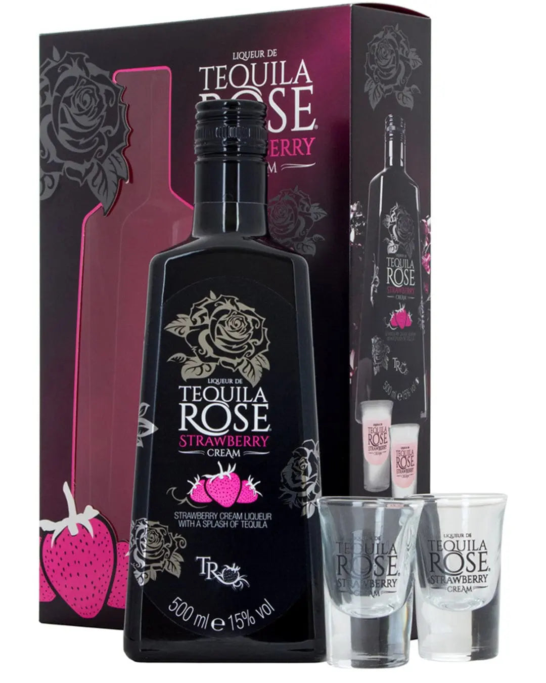 Tequila Rose Java Tequila Rose Strawberry Cream Liqueur with Shot Glass, 50 cl – The ...