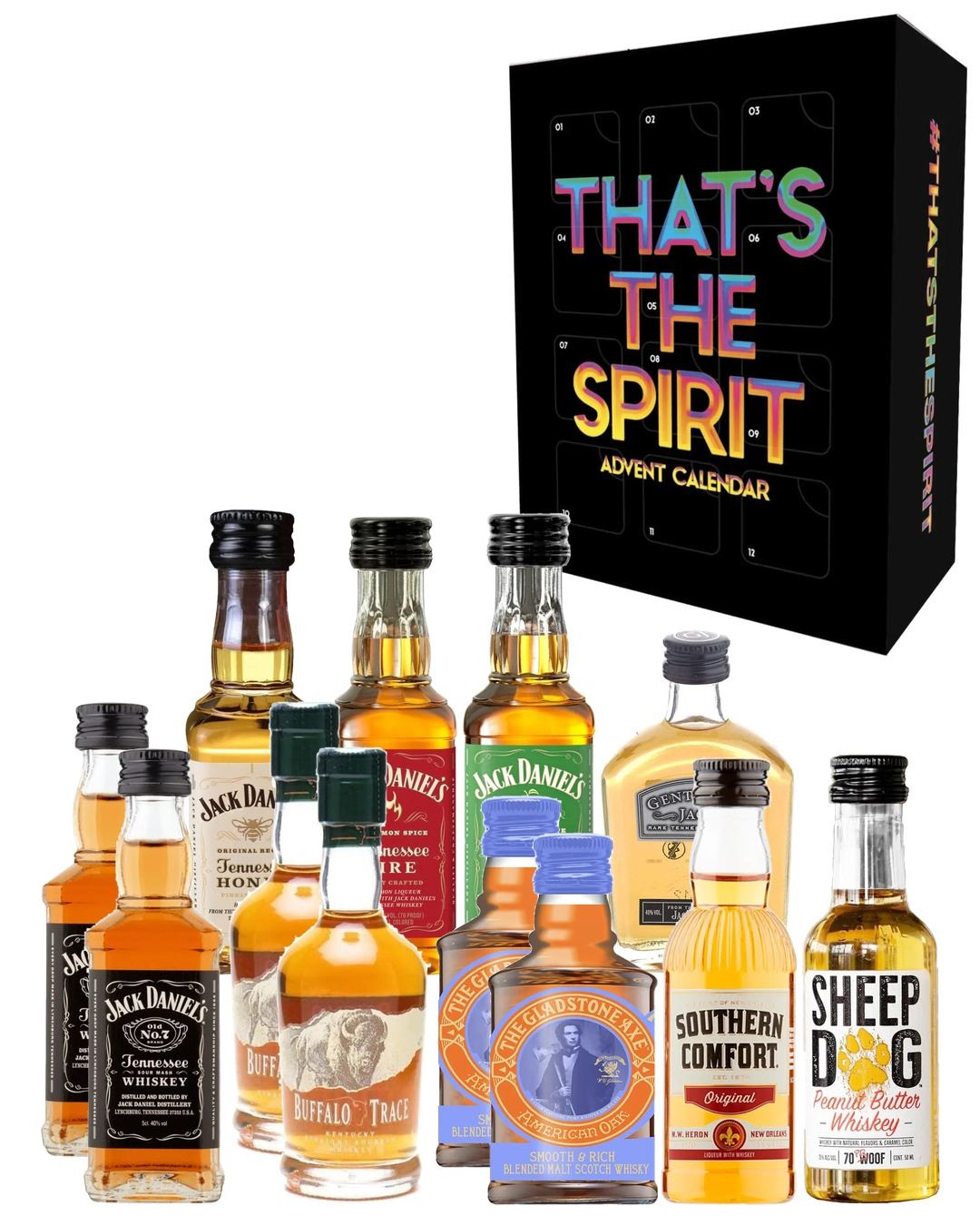That's the Spirit American Whiskey Advent Calendar, 12 x 5 cl spirit-miniatures