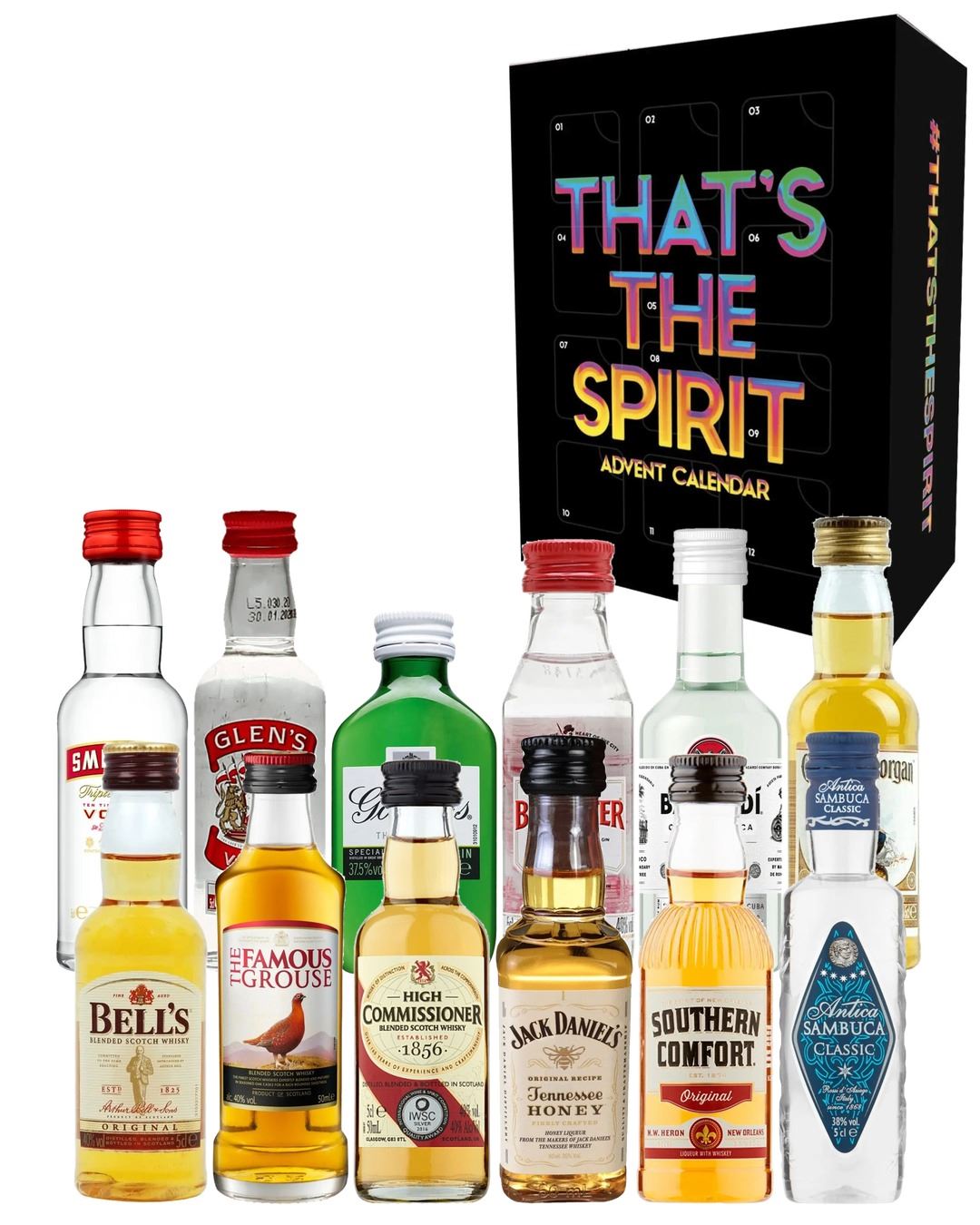 That's the Spirit Spirit Essentials Advent Calendar, 12 x 5 cl spirit-miniatures