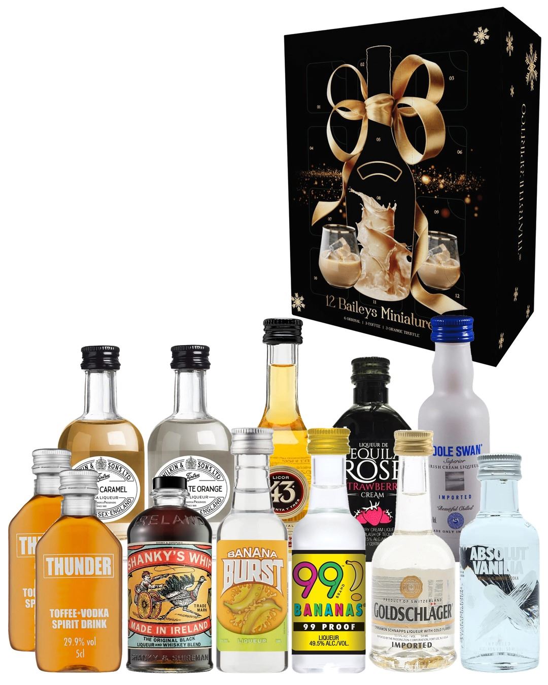 That's the Spirit Sweet Treats Advent Calendar, 12 x 5 cl spirit-miniatures