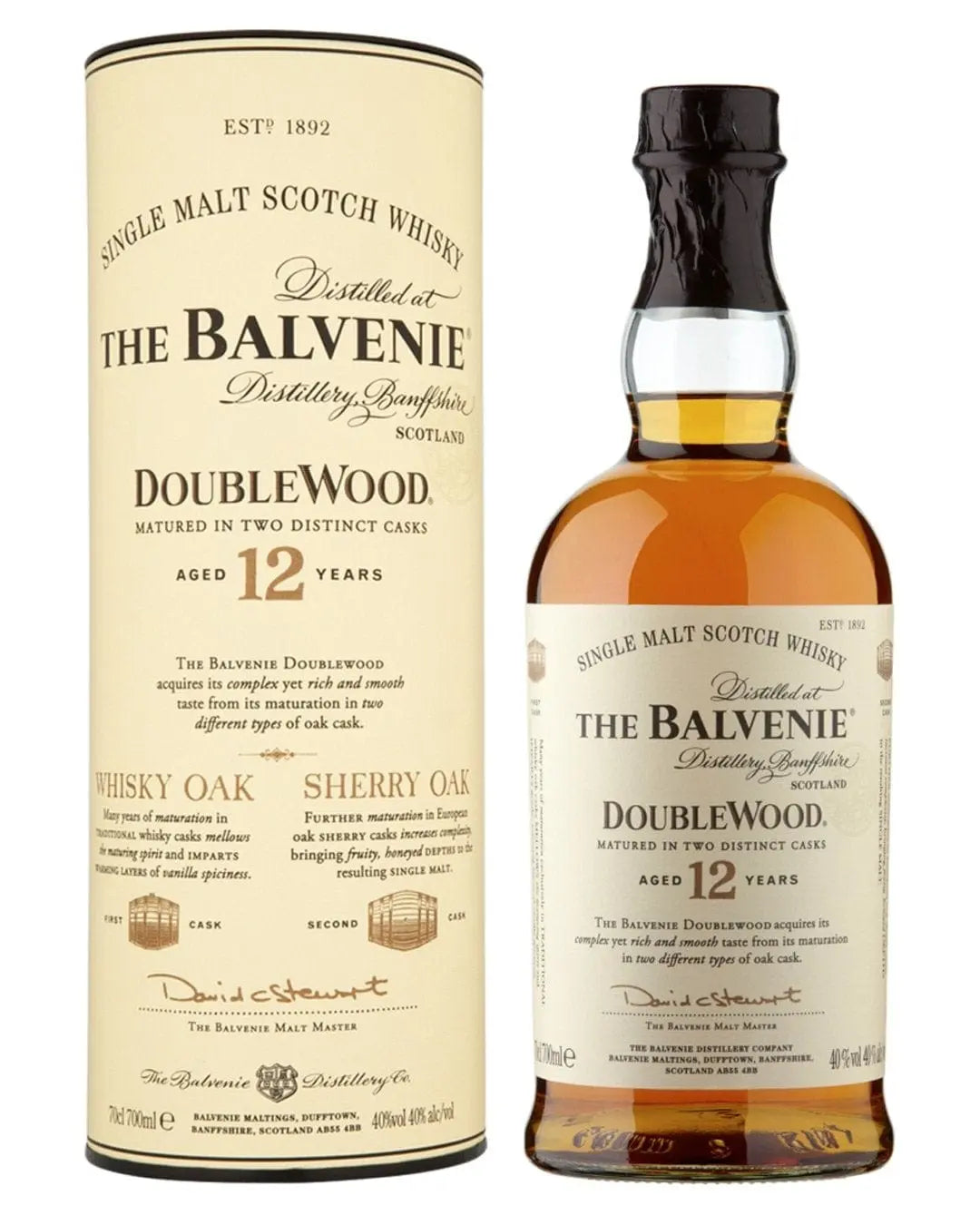 The Balvenie Doublewood 12 Year Old Single Malt Scotch Whisky, 70 cl Whisky 5010327505138