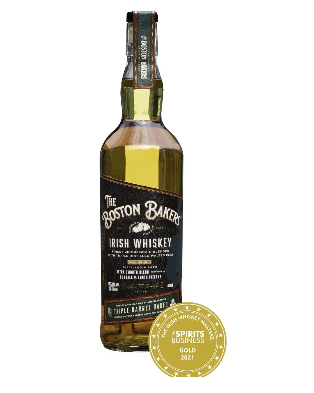 The Boston Bakers Blended Irish Whiskey, 70 cl Whisky