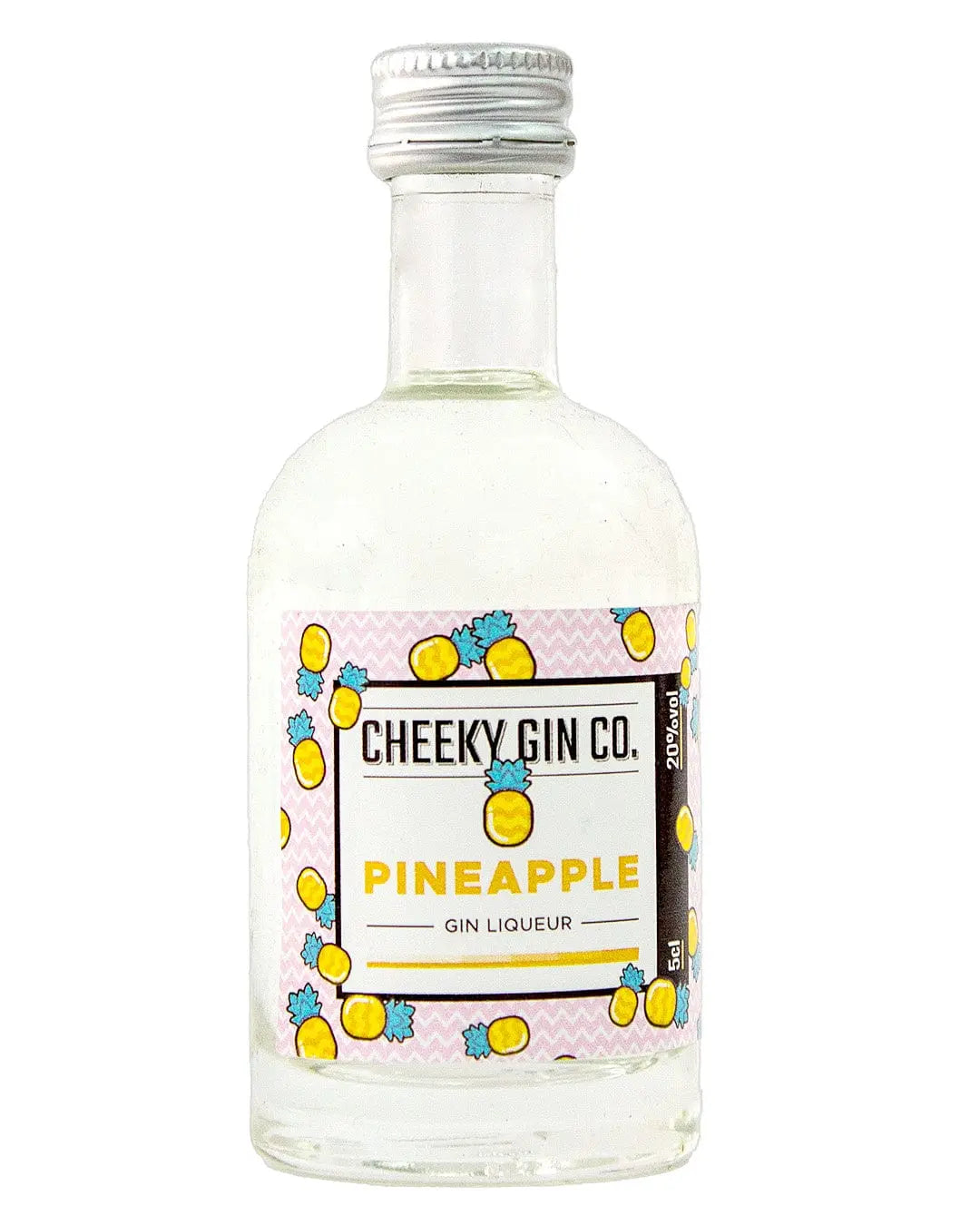 The Cheeky Gin Co. Pineapple Gin Liqueur Miniature, 5 cl Spirit Miniatures