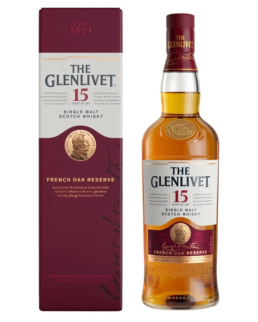 The Glenlivet 15 Year Old Whisky, 70 cl Whisky 5000299295021