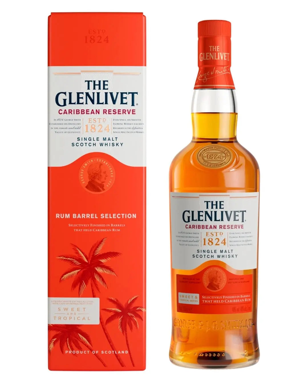 The Glenlivet Caribbean Reserve Single Malt Whisky, 70 cl Whisky
