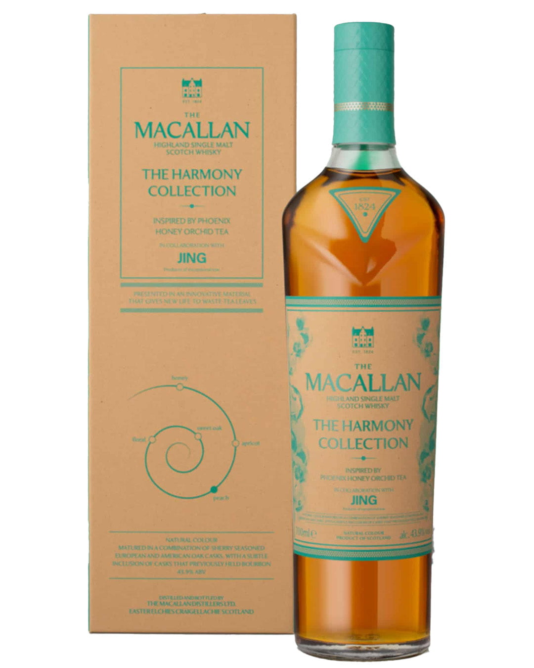 The Macallan 12 Year Old Sherry Oak Whisky with Two Glasses Gift