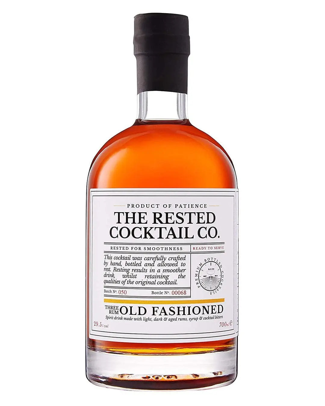 The Rested Cocktail Co. Rum Old Fashioned Cocktail, 70 cl Ready Made Cocktails