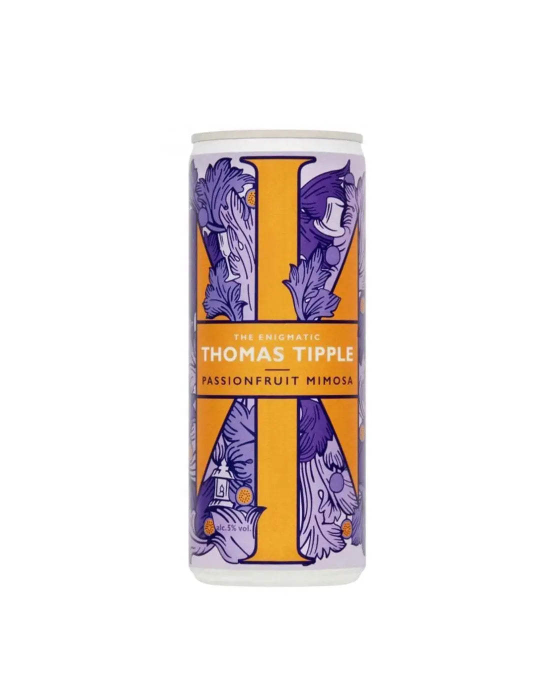 Thomas Tipple Passionfruit Mimosa Premixed Can, 250 ml Ready Made Cocktails 5060560880011