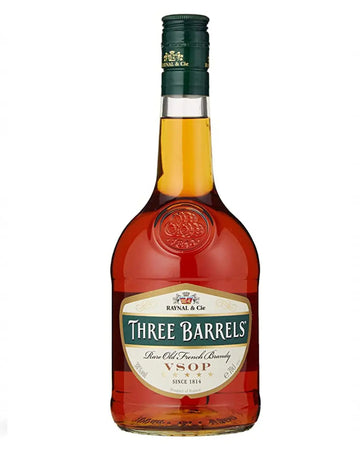 Three Barrels VSOP Brandy, 70 cl Cognac & Brandy 5010327405544