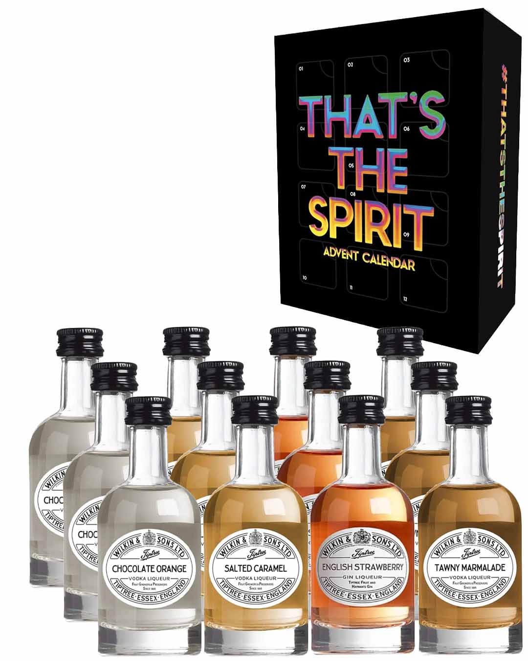 Tiptree Vodka Advent Calendar, 12 x 5 cl Spirit Miniatures