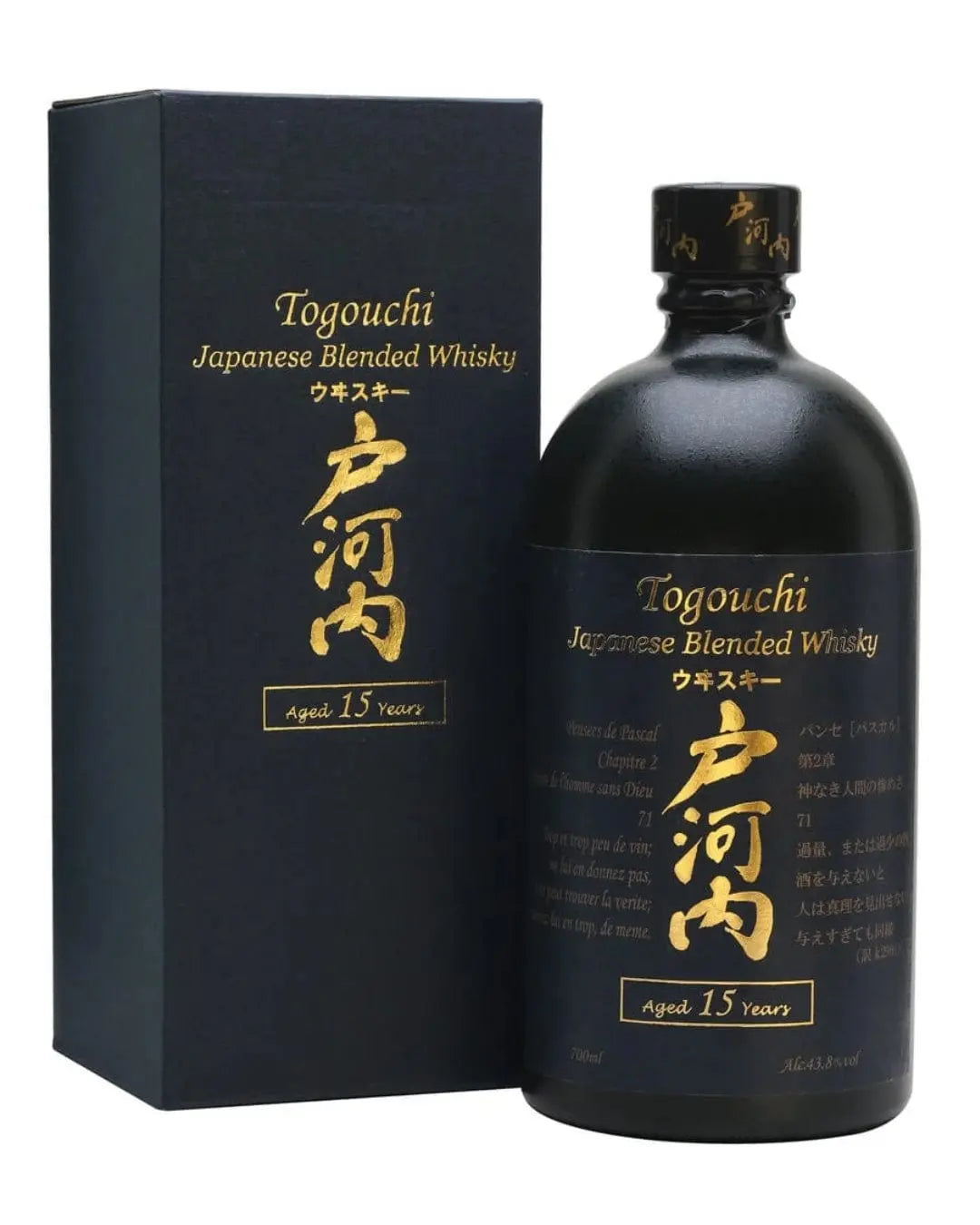 Togouchi Premium Blended Japanese Whisky 15 Year Old, 70 cl Whisky 4901903064150