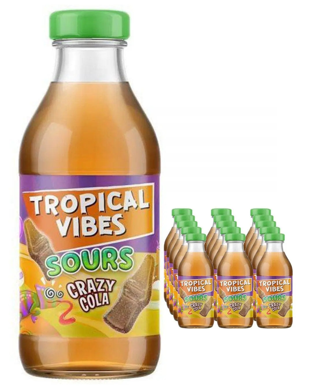 Tropical Vibes Crazy Cola Multipack, 15 x 300 ml Soft Drinks & Mixers