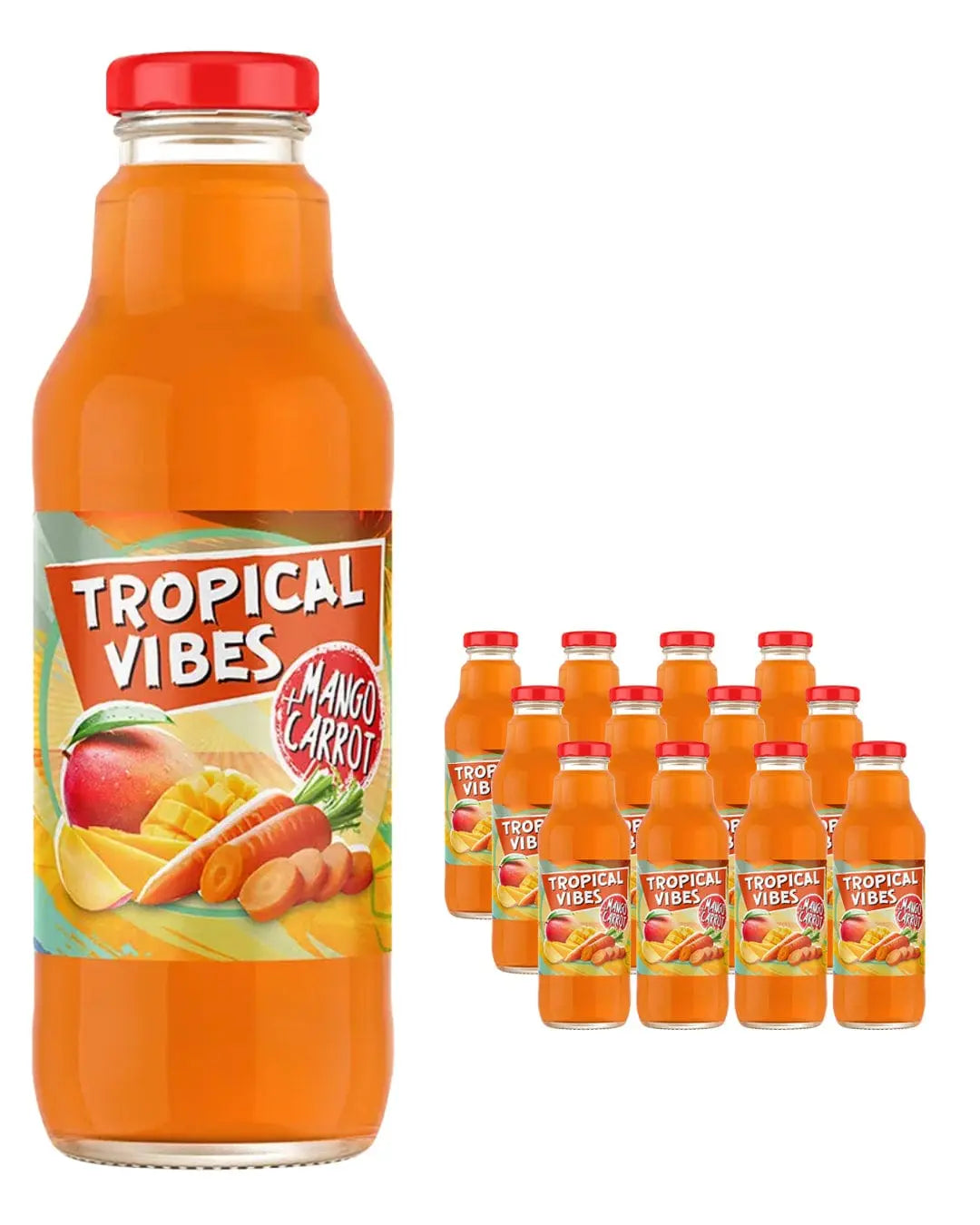Tropical Vibes Mango Carrot Multipack, 12 x 532 ml Soft Drinks & Mixers