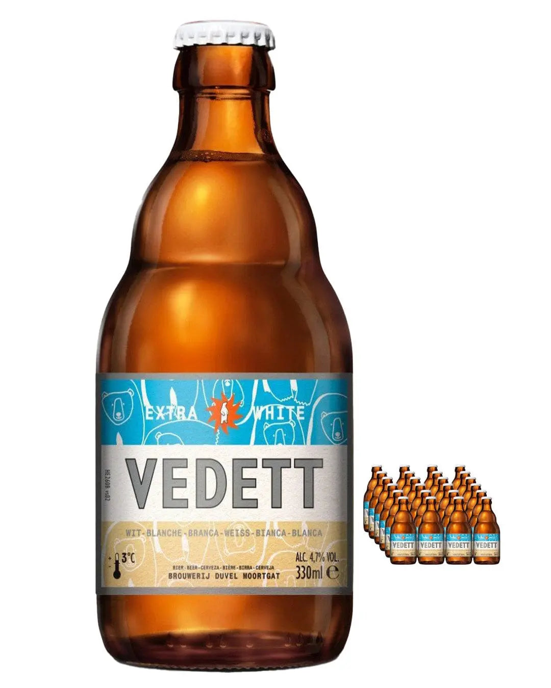 Vedett Extra White Multipack, 24 x 330 ml Beer