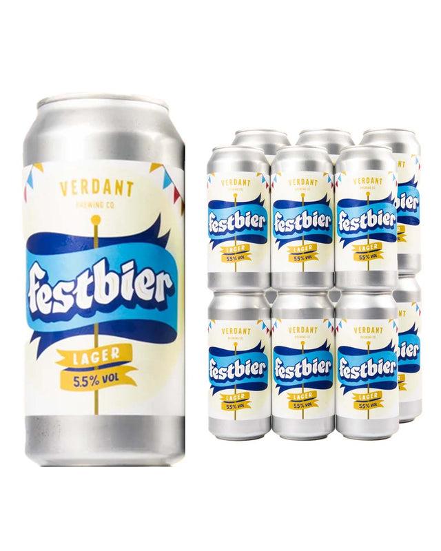 Verdant Festbier Lager Can Multipack, 12 x 440 ml beer