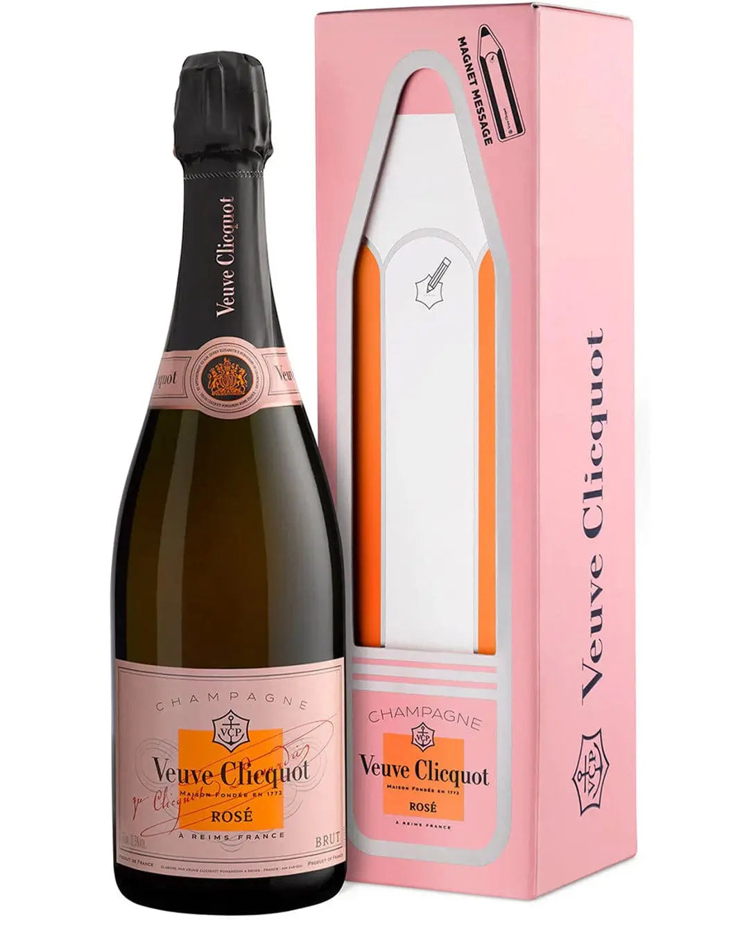 Veuve Clicquot Rosé Magnet Message Champagne, 75 cl Champagne & Sparkling 3049614184086