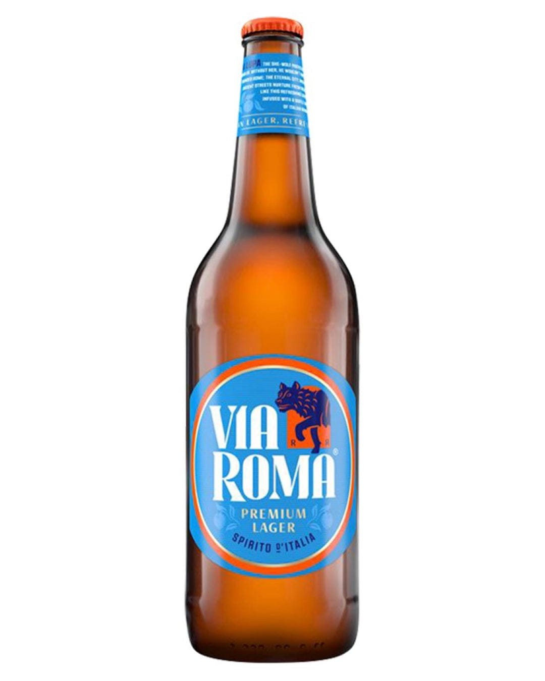 Via Roma Premium Lager Beer Multipack, 12 x 660 ml Beer