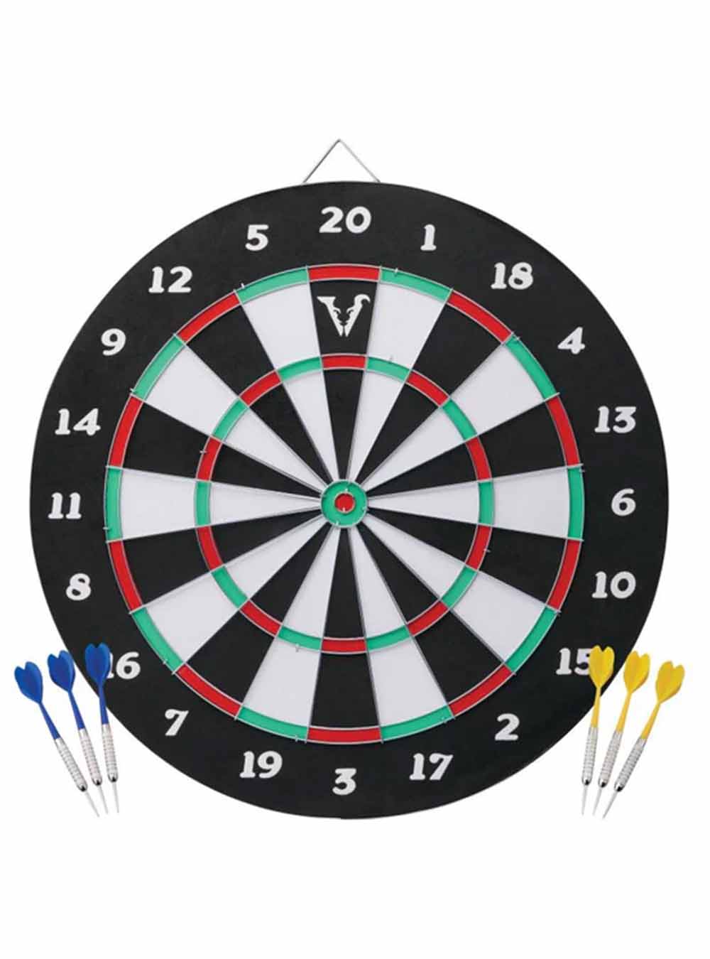 Viper Double Play Coiled Paper Fiber Dartboard with Darts Bar Games