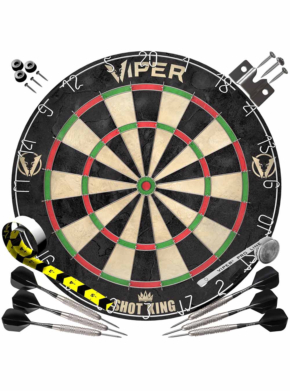 Viper Shot King Sisal Dartboard Bar Games