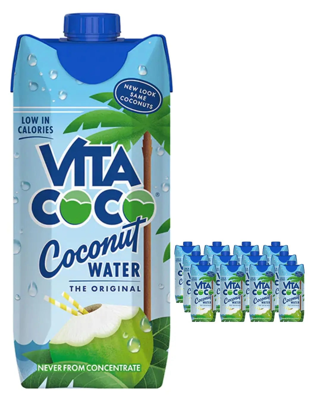Vita Coco Pure Coconut Water Multipack, 12 x 330 ml Water