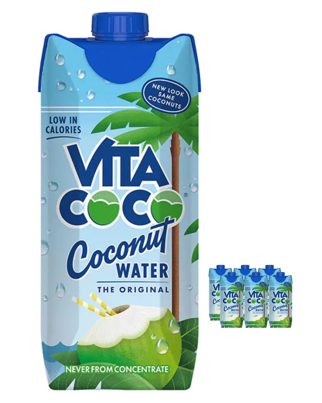 Vita Coco Pure Coconut Water Multipack, 6 x 330 ml Water