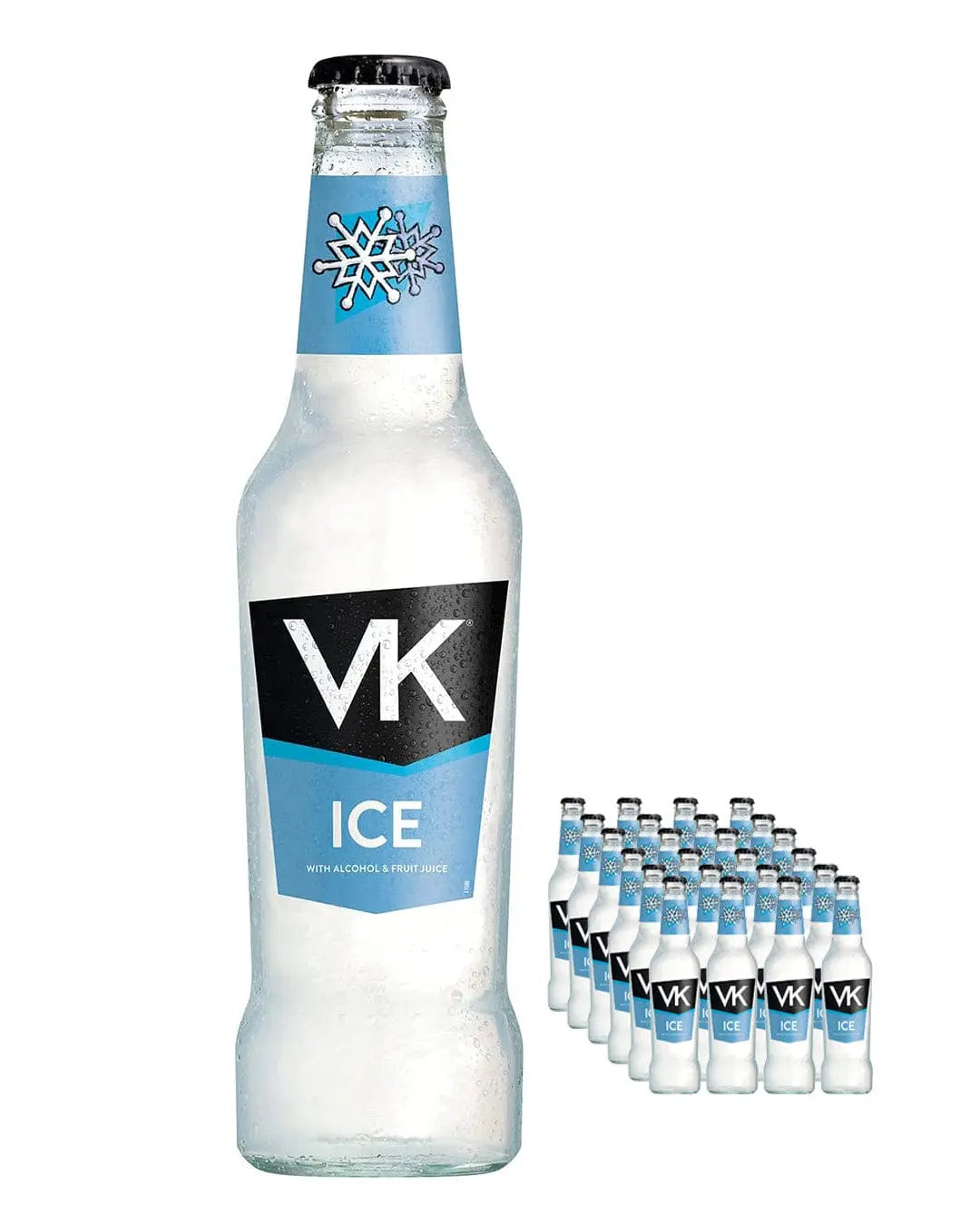 VK Ice Premixed Cocktail Vodka Drink Multipack, 24 x 275 ml Ready Made Cocktails