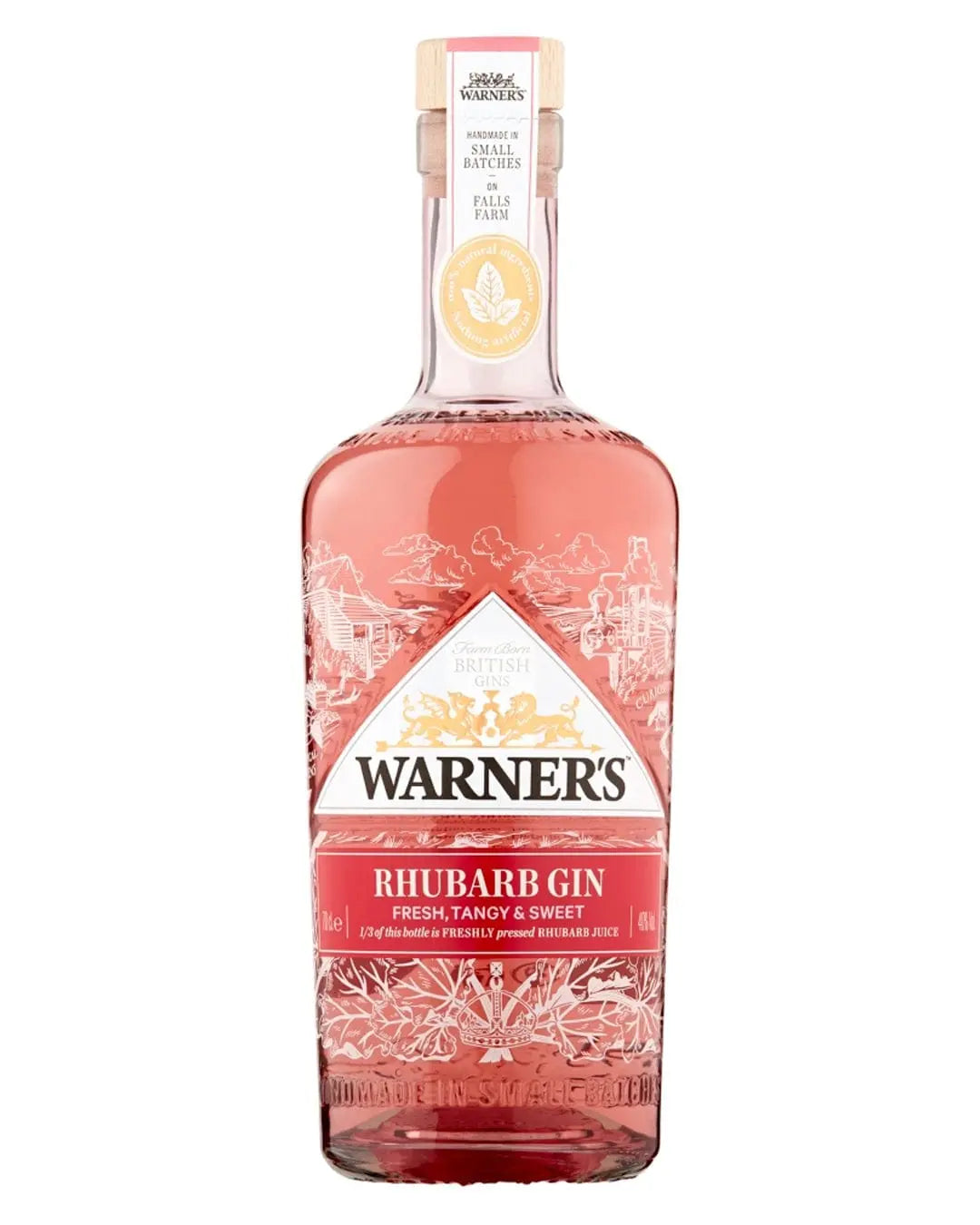 Warner's Rhubarb Gin, 70 cl Gin