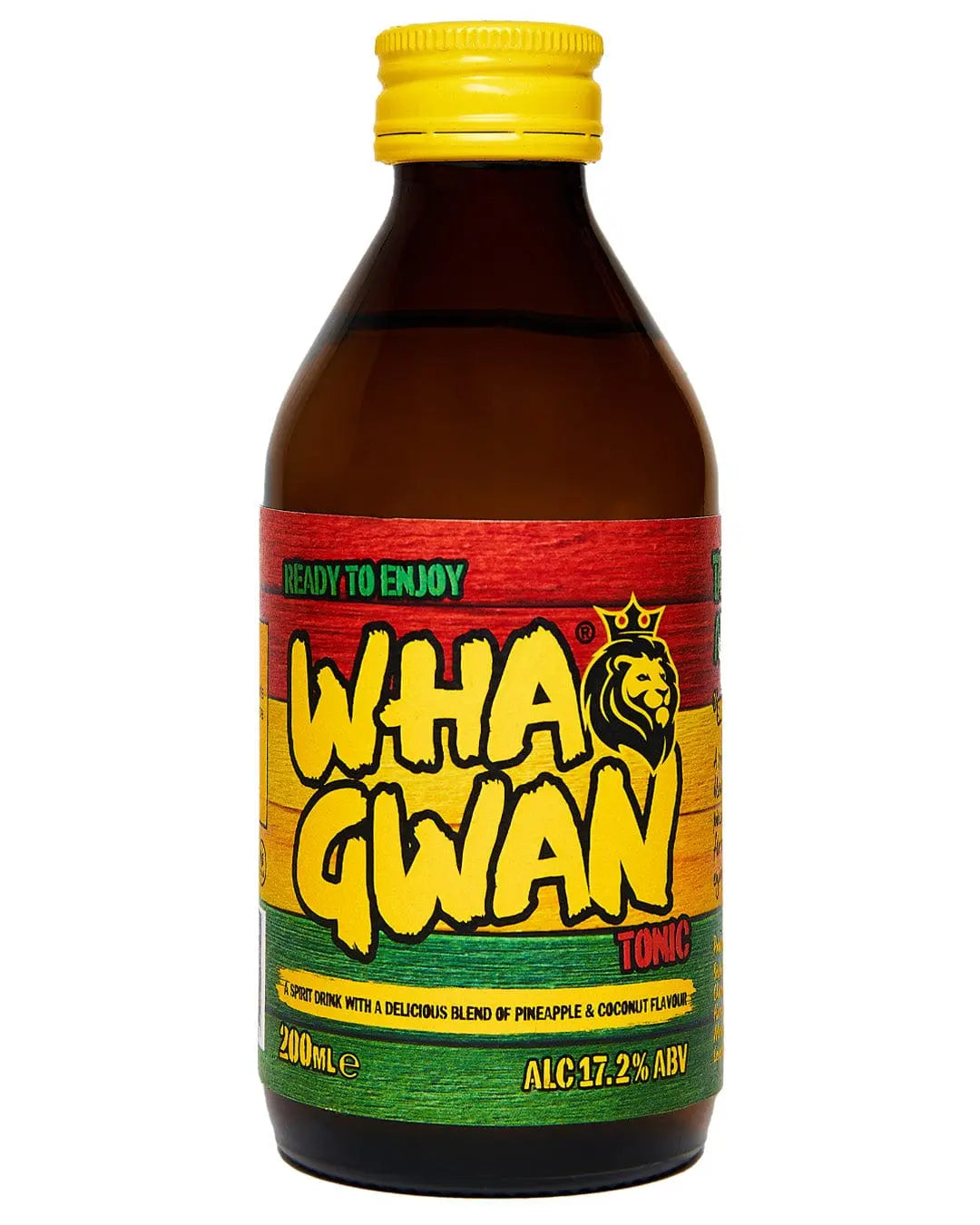 Wha Gwan Pineapple Coconut Rum Tonic, 200 ml Fortified & Other Wines