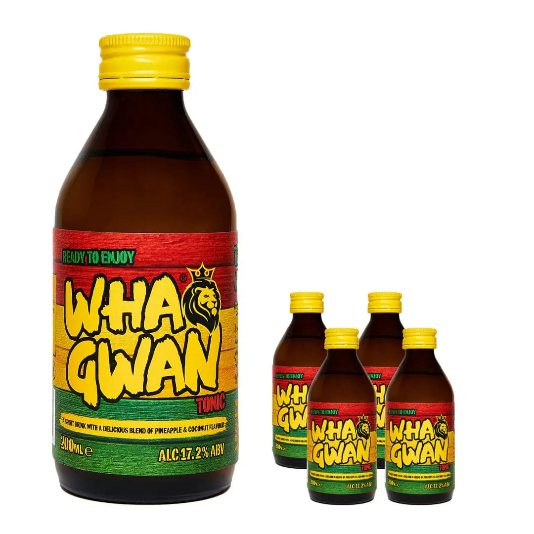 Wha Gwan Pineapple Coconut Rum Tonic Multipack, 4 x 200 ml Fortified & Other Wines