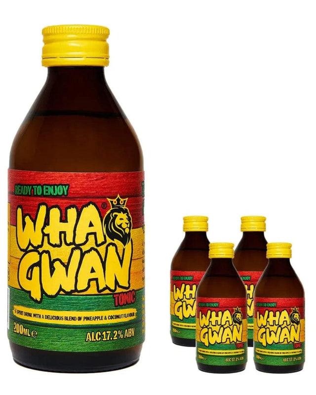 Wha Gwan Pineapple Coconut Rum Tonic Multipack, 4 x 200 ml fortified-wine