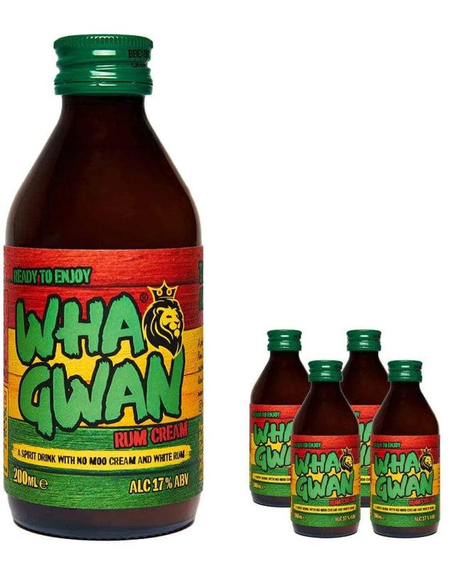 Wha Gwan Rum Cream Multipack, 4 x 200 ml liqueurs