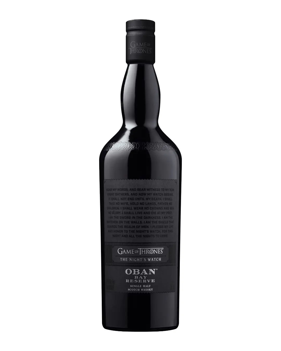 Game of Thrones Night's Watch - Oban Bay Reserve Malt Whisky, 70 cl Whisky 5000267173795
